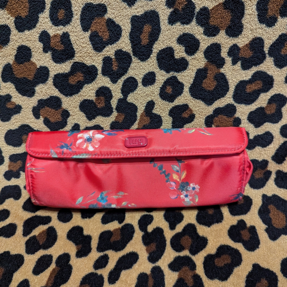 Lug Red Floral Pill Pouch